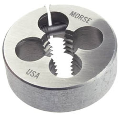 Threading Die, Adjustable Round Split, Series 1190, Imperial, 448, UNF, 14 Thickness, 1316 Di